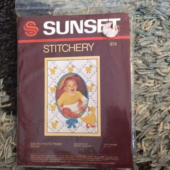 Vintage Quilted Photo Frame Craft Kit 5 X 7 - Picture 2 of 8